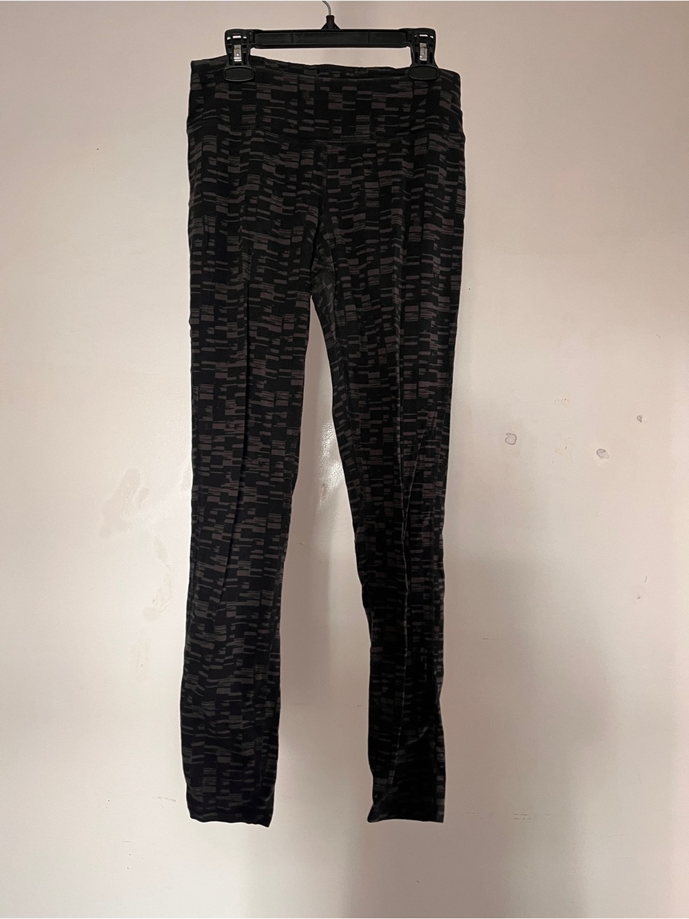 Women's Black Patterned Leggings